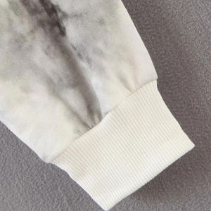 100% Organic Cotton Custom Wholesale <b>Long</b> Sleeve <b>Lady</b> Women <b>Top</b> Breathable Pullover Crop Hoodies for Winter French Terry Style - Product Image 4