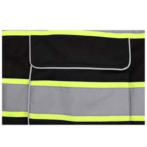 Work-wear <b>Reflective</b> Safety Vest with Pockets High Visibility Polyester <b>Material</b> Unisex Design High Quality - Product Image 6