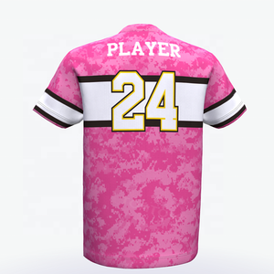 Vêtements de baseball vierges de chemise uniformes de conception de maillots personnalisés Vente en gros Logo personnalisé Maillot de baseball pour jeunes respirant - Product Image 5