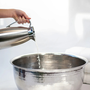 Cuencos de Spa de pie redondo de tamaño personalizado portátiles Cuenco de pedicura de acero inoxidable para salón de uñas Producto de cuidado personal hermoso duradero - Product Image 5