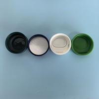 Tapas de Botella de Plástico PP con Tapa Abatible Antiderrames de 38 mm/45 mm, Personalizadas al por Mayor, con Logotipo Personalizado, Embalaje de Cartón Resistente
