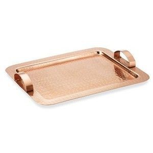 Plateau de service en métal décoratif fait à la main pour le mariage, vaisselle pour la maison, service décoratif fait à la main en métal massif - Product Image 5