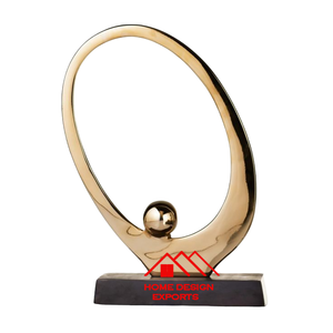 Sculpture décorative abstraite en marbre de dessus de table d'infini pour la décoration de bureau Sculpture ronde de granit de forme marbre naturel - Product Image 6