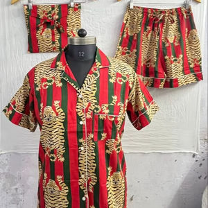 Girls Casual Comfortable Cotton <b>Cord</b> Set Includes Shirt and Shorts Easy Wash - Product Image 1