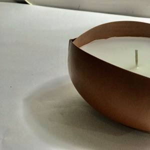 Meilleure vente de cire de soja bol à bougie argile mate de haute qualité avec Design de coupe pour la décoration de la maison bol à bougie - Product Image 3