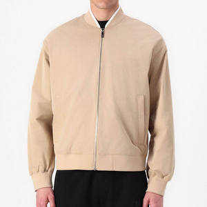 Chaqueta universitaria de lana de invierno de diseño personalizado para hombre, tipo cierre, bolsillos con botones, chaqueta universitaria de bombardero de béisbol Letterman - Product Image 1