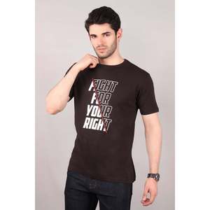Crew Neck Casual Short Sleeve T-Shirt 100% Cotton 240 GSM Jersey Garment Dyed Front Custom Logo Silk Screen <b>Print</b> OEM ODM - Product Image 2