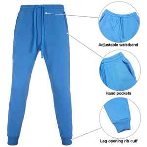 Sudadera clásica superior para hombre con logotipo bordado personalizado, chándal Jooging de secado rápido con conjunto de Jogger de tela suave - Product Image 3