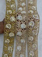 Tissu en dentelle de bambou tissé artisanal sur mesure, écologique, respirant et léger, pour garnitures de mariage et de créateurs de vêtements