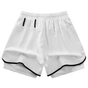 Pantalones cortos informales de moda para hombre, con patrón sólido, cintura elástica, teñidos, transpirables, impermeables, ecológicos, servicio OEM disponible - Product Image 1