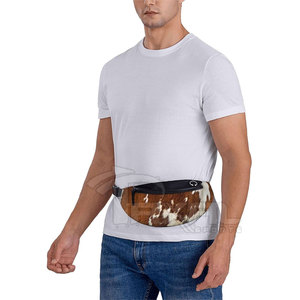 Hot <b>Sale</b> 2025 Customized Logo Cowhide Leather Waist <b>Bags</b> with OEM Service Hot Item! - Product Image 5