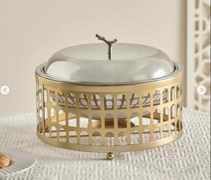 ชั้นวางชามโลหะสีทองและสีเงินแบบทันสมัยสำหรับตกแต่งบ้านเคาน์เตอร์และโต๊ะชามสลัดและผลไม้ - Product Image 6