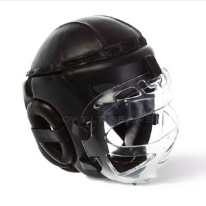 อุปกรณ์ป้องกันศีรษะสำหรับชกมวยหนังแท้แบบสั่งทำพิเศษ ปี 2025 - สำหรับฝึกซ้อมและพกพาสะดวก ระบายอากาศได้ดี - Product Image 1