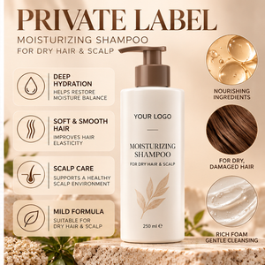 ELAN KIMYA OEM Shampooing hydratant à étiquette privée pour cheveux et cuir chevelu secs 250ml - Product Image 2