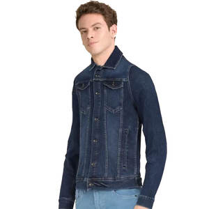 Nouveau design, vestes en denim noires personnalisées pour hommes, vente en gros de vestes en jeans pour hommes, fournisseur de vêtements de rue - Product Image 2