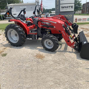 Tracteurs Massey Ferguson 2860M d'occasion avec chargeur, moteur diesel 25 CV, transmission hydrostatique 4x4, prise de force arrière, légers, à vendre - Product Image 2