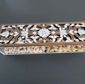 Contenedor de Alimentos de Madera con Perla Madre de la Noche de Layali, Acabado Lacado, Edición de Regalo de Lujo Árabe, Diseño Clásico, Frescura - Product Image 4