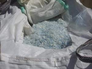 Chatarra de botellas prensada / Chatarra de plástico PET / Hojuelas de PET lavadas en frío en venta - Product Image 6