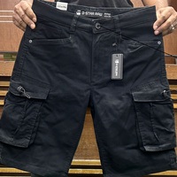Shorts cargo pour hommes personnalisés, toutes saisons, 8 poches, en tissu sergé chino, style décontracté chic, pantalon de jogging, liquidation de stock
