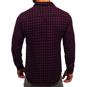 Camisas de franela de hombre personalizadas al por mayor, camisa informal de calidad superior de tela duradera transpirable de manga larga a precio competitivo - Product Image 4