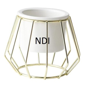 Classic Design Wooden Stand Iron Wire Fruit Storage <b>Basket</b> Custom Size Wooden Base Fruit Container <b>Basket</b> - Product Image 2