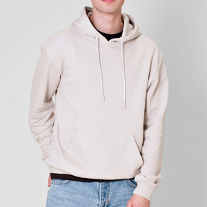 Sudaderas con Capucha de Algodón y Cáñamo para Hombre, Sudadera de Forro Polar Orgánico con Capucha Personalizada para Hombre, Sudadera con Capucha al por Mayor - Product Image 3