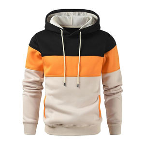 เสื้อฮู้ดผู้ชายแบบใหม่สุดฮิต ทันสมัย ผ้าถักบุซับใน เป็นมิตรกับสิ่งแวดล้อม ผ้าเนื้อนุ่ม ไม่ยับ เหมาะสำหรับฤดูหนาว - Product Image 1