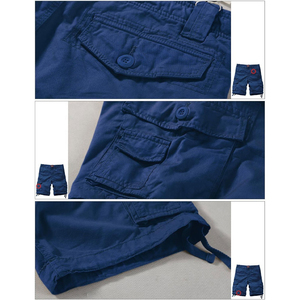 กางเกงขาสั้นคาร์โก้สำหรับผู้ชายทรงคาร์โก้แบบเต็มตัวสำหรับผู้ชายกางเกงขาสั้นคาร์โก้แบบดั้งเดิมดีไซน์ทันสมัย - Product Image 6