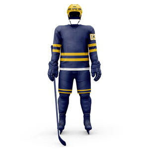 2025年カスタム特大フル長袖アイスホッケージャージー新着大人ホッケーユニフォーム昇華ホッケーウェア - Product Image 2