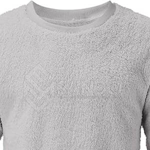 Sudadera de Primavera de moda hecha en el mejor Material Color personalizado Superventas Hombres Sherpa sudadera Over Size Pullover - Product Image 5