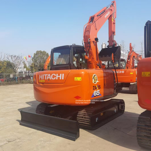 Mini excavadora Hitachi Zx65 usada de alta calidad, máquina hidráulica sobre orugas de 6,5 toneladas con componentes centrales, cojinete de bomba de engranajes de motor - Product Image 4