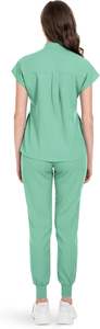 Ensembles de gommage grande taille, tissu en coton polyester, uniformes d'hôpital médical, gommages d'allaitement confortables, vente en gros - Product Image 2