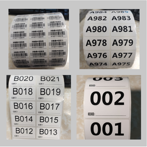 Etiquetas Adhesivas de Código de Barras Rectangulares Personalizadas, Cortadas con Láser, para Impresión de Prendas - Product Image 6