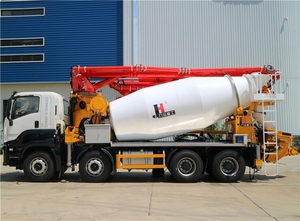 Camión Mezclador de Concreto Multifuncional Integrado JIUHE de 30 m, Máquina Mezcladora de Concreto, Camión Bomba de Concreto - Product Image 3