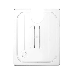 Coperchio HENDI Gastronorm GN 1/2 Trasparente 265x325mm per Slow Cooker e Sous Vide con Apertura - Product Image 1