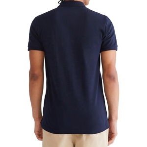 Low Price Men's Polo Shirts High Quality Fabric Custom Logo Plain Blank Short Sleeve Turn Down Collar Lightweight Golf Polo Tee - Product Image 3