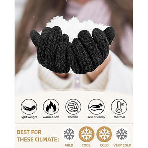 Guantes Deportivos Transpirables de Algodón para Invierno con Logotipo Frontal 2026, Pantalla Táctil y Detección de Agujas - Product Image 4