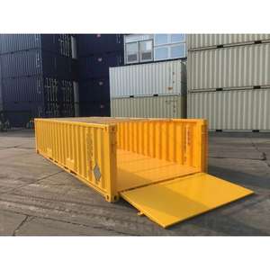 Conteneur de stockage demi-hauteur à dessus ouvert 10 acier galvanisé, empilable, transport de marchandises en vrac - Product Image 6