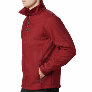 Venta directa de fábrica Chaqueta de invierno Softshell de manga larga Tamaño personalizado Chaqueta Softshell ligera para hombres - Product Image 4