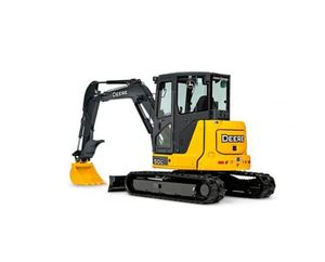 <b>Top</b> Condition John Deere 50G Mini Excavator for Sale 5 Ton Diesel Engine Zero Tail <b>Swing</b> Compact Rubber Track Machine - Product Image 4