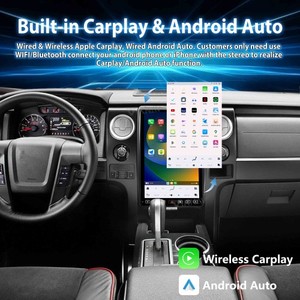 เครื่องเล่นดีวีดีระบบนำทาง GPS ในรถยนต์สเตอริโอ8 + 128GB สำหรับ F150 Ford screen14.4สัมผัสมัลติมีเดีย2013-2014 - Product Image 4