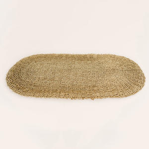Top quality floor <b>rugs</b> seagrass carpet <b>for</b> home & hotel decor natural straw oval shape carpets - Product Image 2