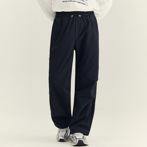 Custom Logo Men's <b>Stacked</b> <b>Joggers</b> Casual Street Wear Sweatpants with Pocket Flare Cargo Pants Straight Pattern Flat Front Style - Product Image 4