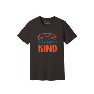 T-shirt pour femme BON KOUTURE 100% coton, thèmes de gentillesse, impression 3D, décontracté, manches courtes, col rond, 12 options de couleurs, 160-180 grammes, poids lourd - Product Image 5