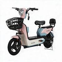 Mopeds électriques fabriqués en Chine, vélo électrique 48V à 2 places, vélo électrique de ville pour adultes