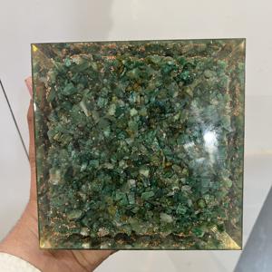 Pirámide de Orgón de Jade Verde Natural de Gran Tamaño, Cristal de Piedra Preciosa para Sanación Energética, Vastu, Feng Shui, Meditación en el Hogar, Pulido y Duradero - Product Image 3