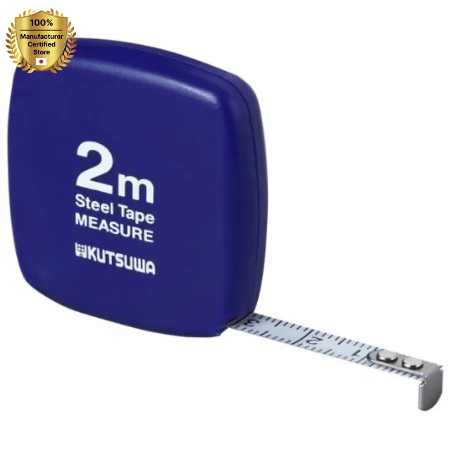 Измерение Kutsuwa MJ001BL HiLiNE, ультра тонкий, 6,6 Футов (2 м), сталь, синий (3 шт.) точилка для карандашей для детей