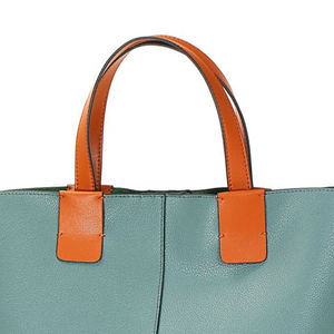 Bolso Tote de Cuero Genuino de Gran Capacidad para Mujer con Cierre de Cremallera, Colores y Logotipo Personalizados, Diseño de Lujo, Color Sólido - Product Image 6