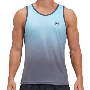 Camiseta sin mangas de gran tamaño del último diseño del servicio del OEM para los hombres Camiseta sin mangas de los hombres del precio bajo del fabricante profesional - Product Image 1