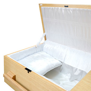 Cercueil funéraire adulte en bois personnalisé de haute qualité livraison rapide du fabricant du Vietnam - Product Image 2